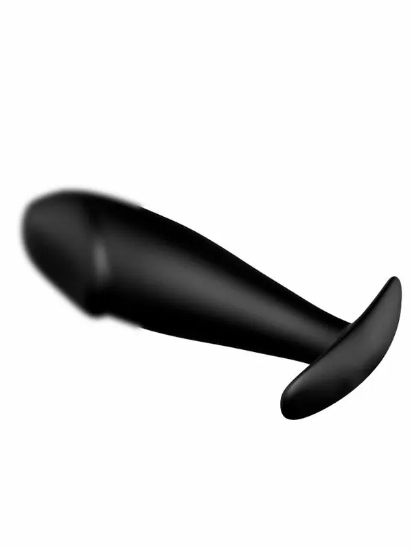 Реалистичная анальная втулка PrettyLove, 10 см, силикон, черный