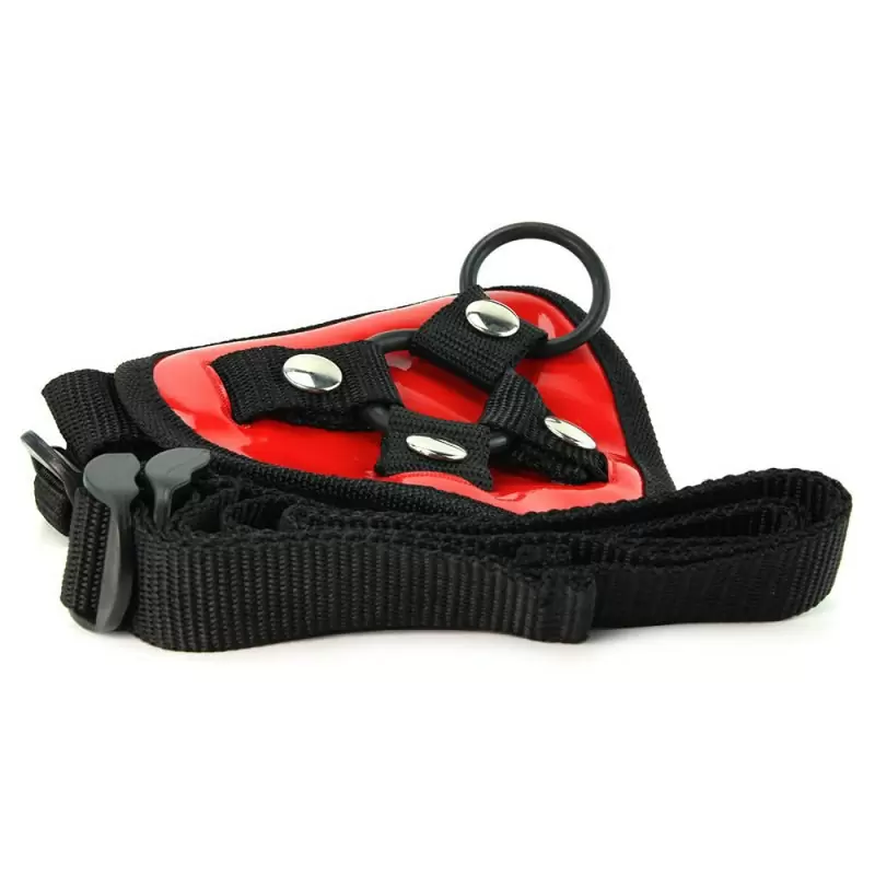 Трусики-сердечко для страпона Red Heart Strap-On Harness – красный