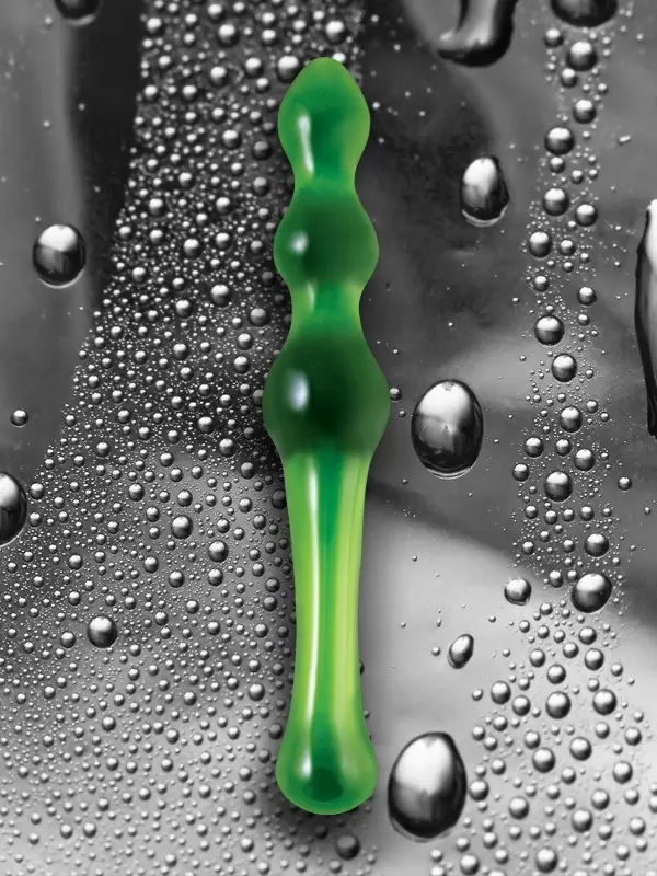 Стимулятор для вагинальных мышц Crystal Glass Kegel - Green