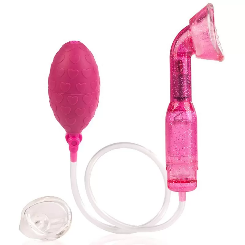 Помпа для стимуляции клитора Advanced Clitoral Pump с вибрацией – розовый