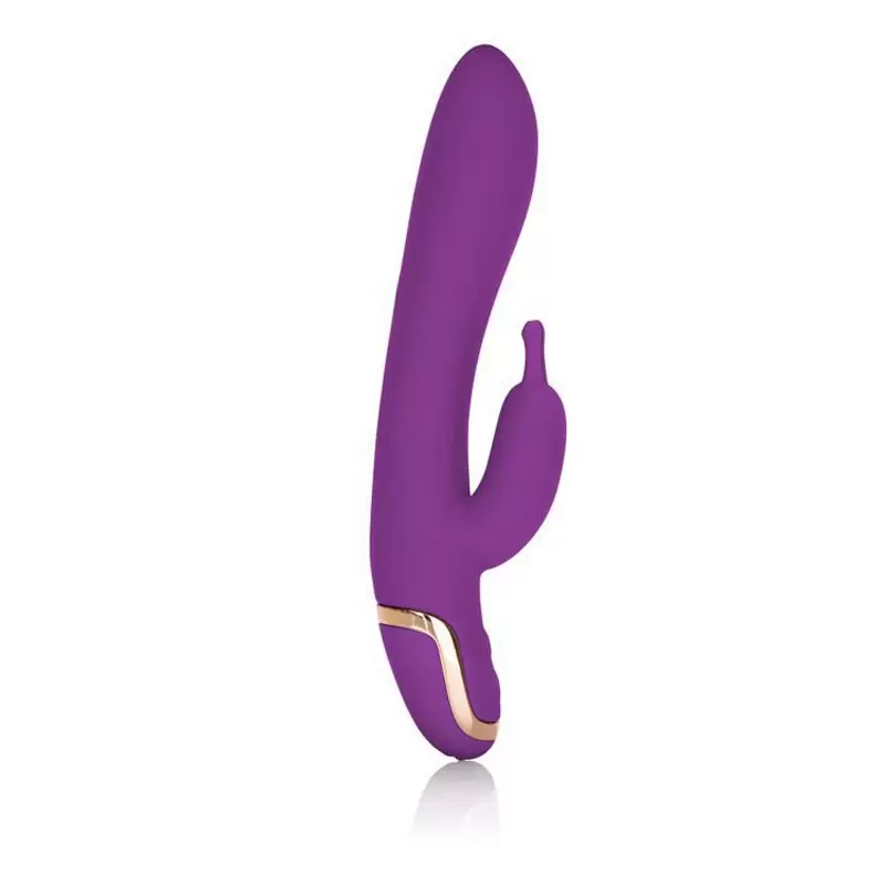 Вибромассажер со стимуляцией клитора Entice Isabella – малиновый