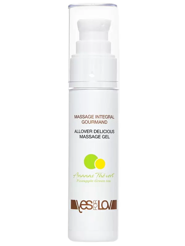 Смазка для тела YESforLOV «Ананас-зеленый чай», массажная, 50 мл