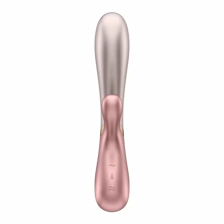 Вибратор Satisfyer Hot Lover с возможностью управления через приложение - золотистый/розовый