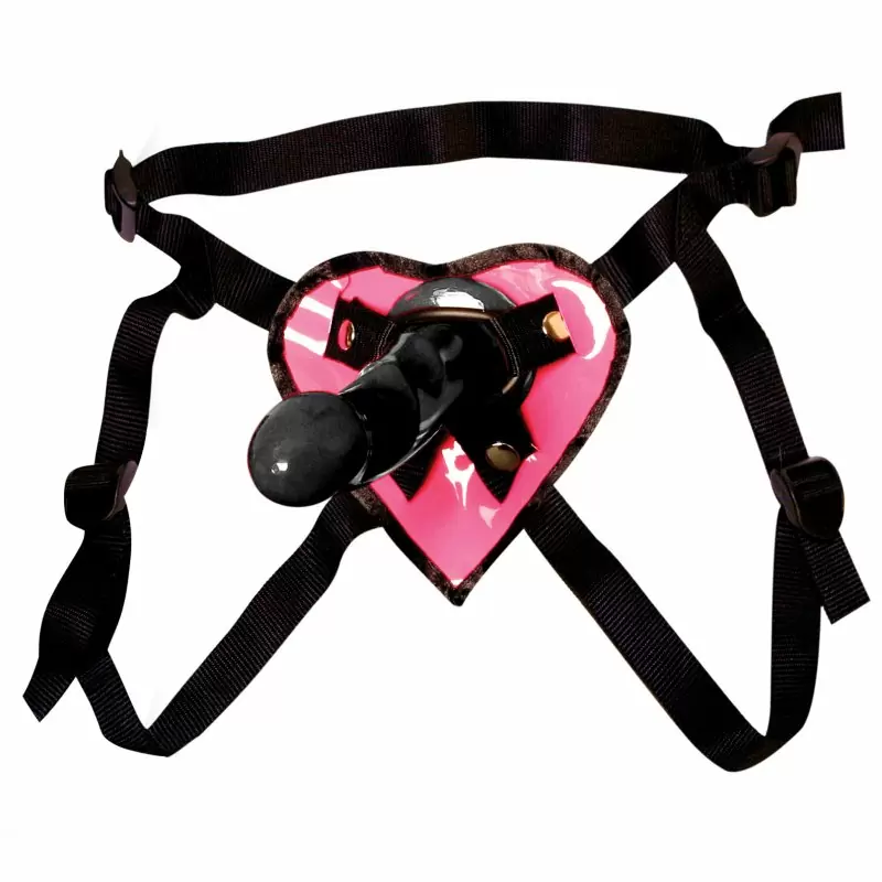 Страпон со съемной насадкой Heart