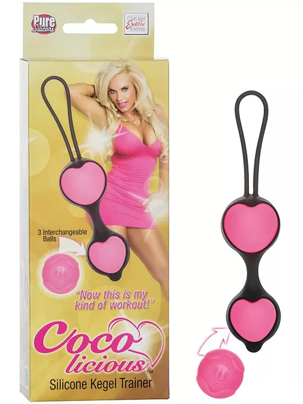Вагинальные шарики Coco Licious Kegel Balls из силикона – розовые	