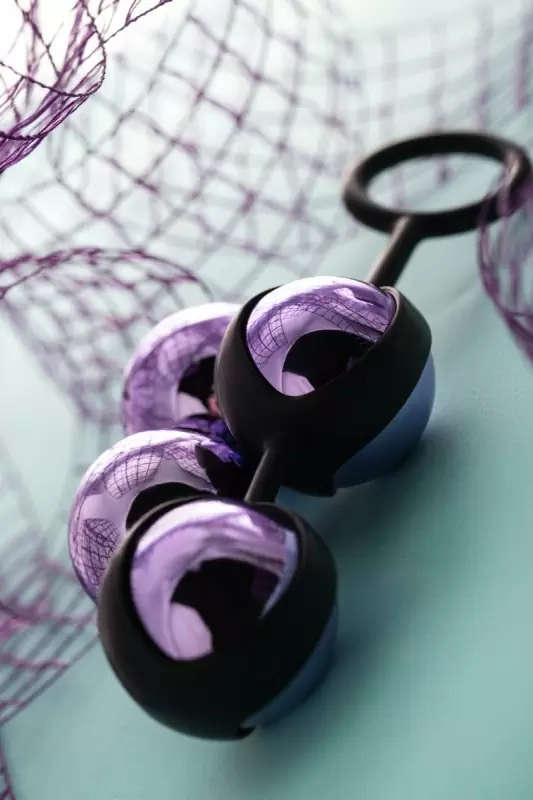 Вагинальные шарики TOYFA A-Toys Ø 3,5 см – фиолетовый