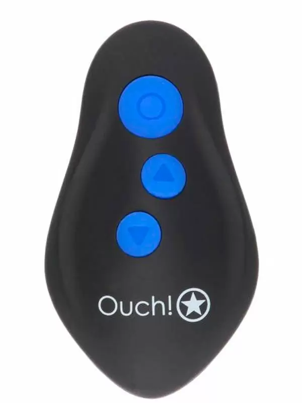 Мощный стимулятор простаты Shots toys, с электростимуляцией, с эрекционным кольцом, с пультом Д/У