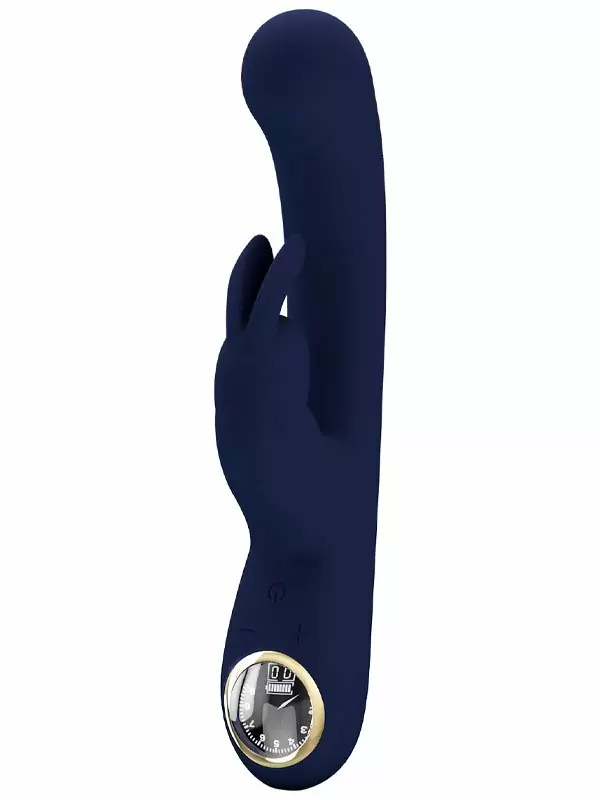 Инновационный Вибратор-кролик Baile Lamar, с LED-дисплеем, 22 см, 10 режимов