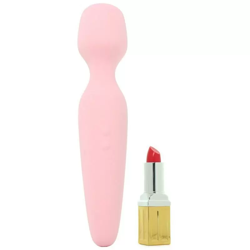 Универсальный перезаряжаемый вибромассажер Inspire Ultimate Wand – розовый