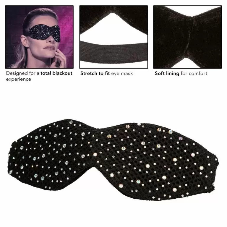 Маска на глаза для эротических игр RADIANCE BLACKOUT EYE MASK