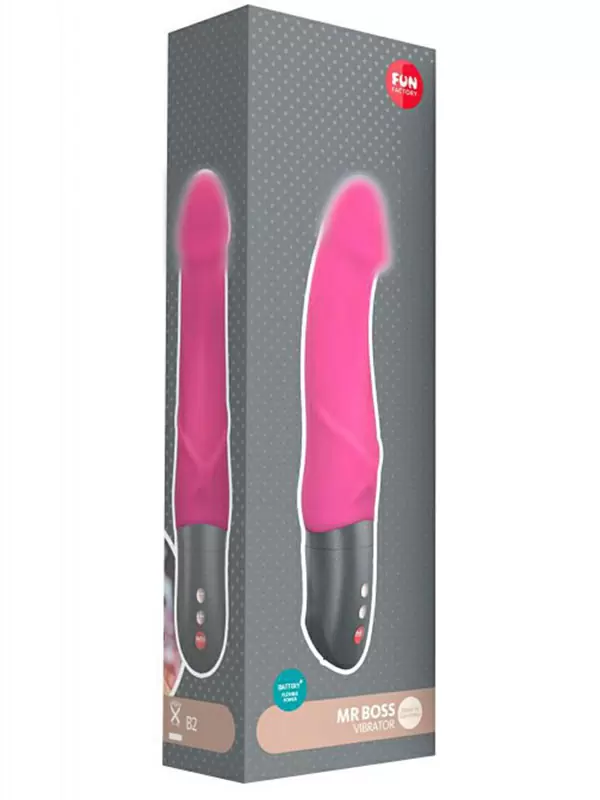 Вибратор Fun Factory Mr Boss, для стимуляции точки G, 6 скоростей, смородиновый
