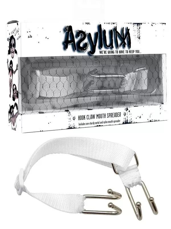 Расширитель для рта с ошейником Asylum Hook Claw Mouth Spreader