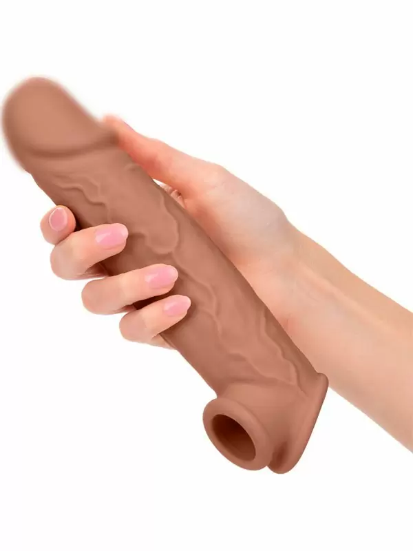Реалистичная насадка-удлинитель California Exotic Novelties Performance Maxx Life-Like Extension, 22,25 см, силикон, телесный