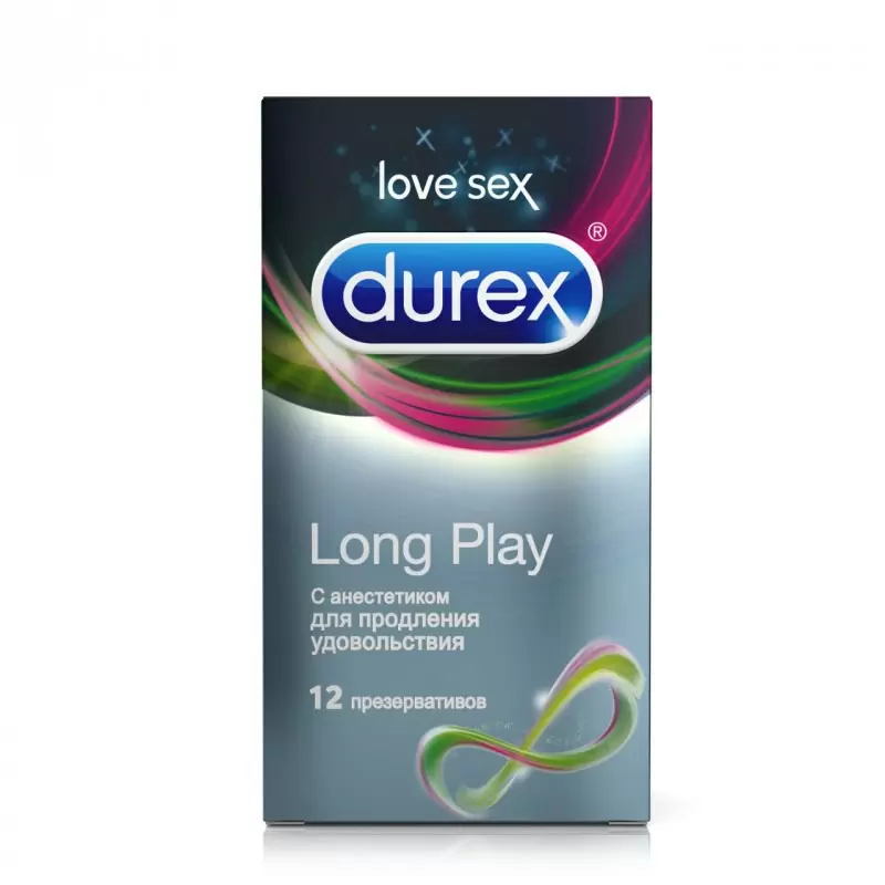 Презервативы Durex Long Play с анестетиком – 12 шт