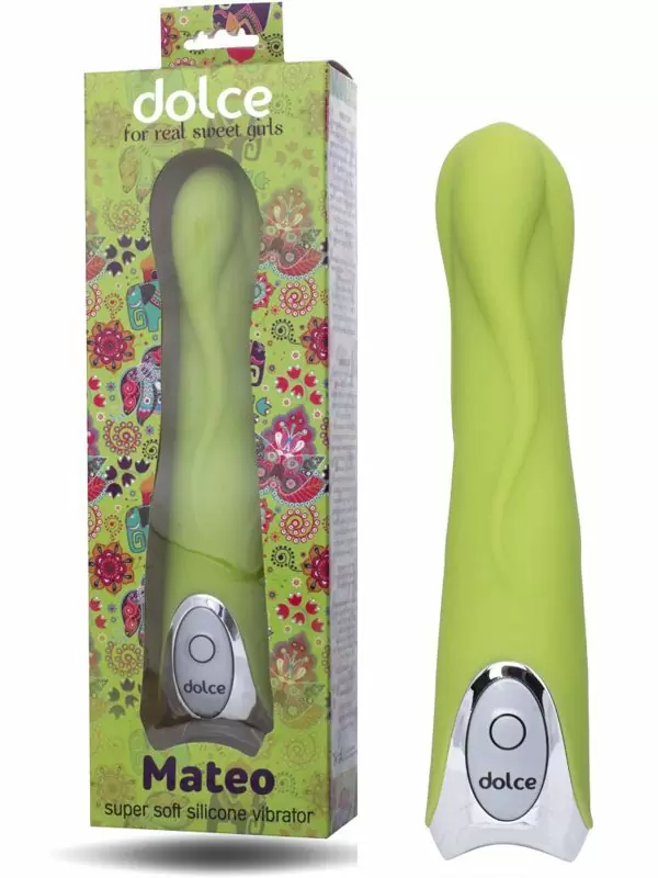 Мультифункциональный вибратор Dolce Mateo – зеленый