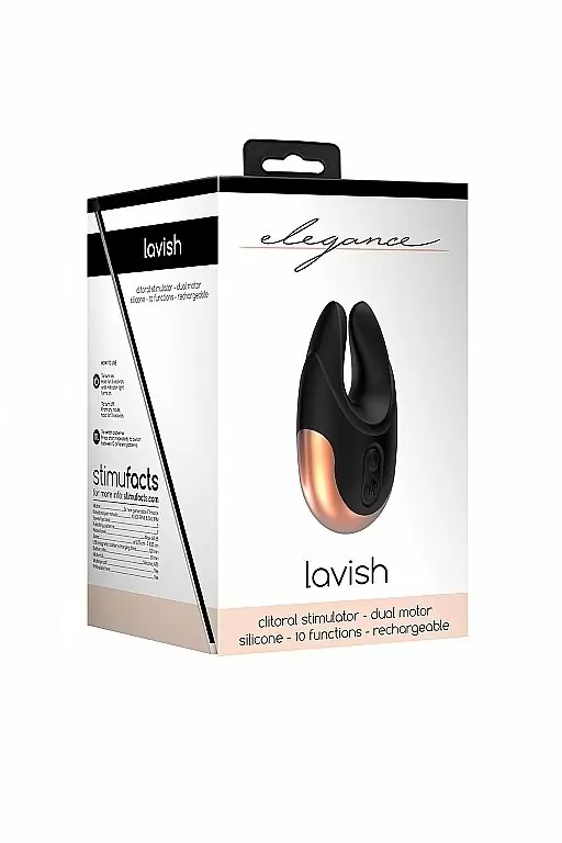 Клиторальный стимулятор Lavish (черный)