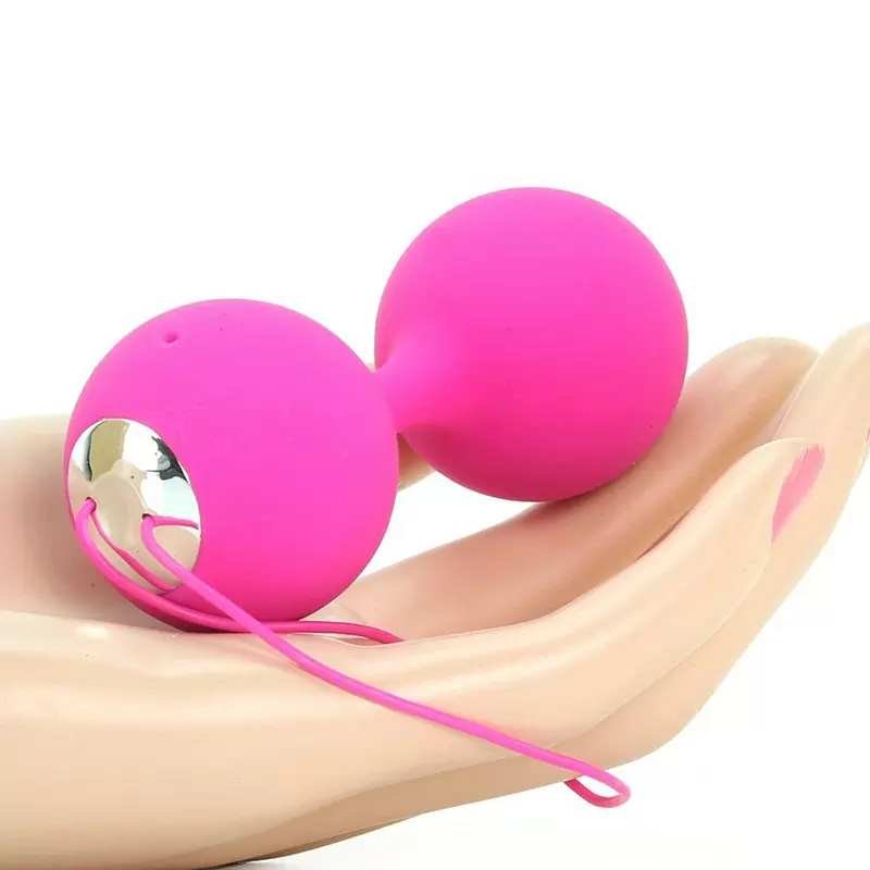 Перезаряжаемые вагинальные шарики Embrace Love Balls – розовые