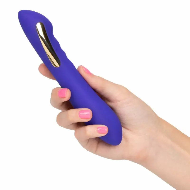 Изысканный вибратор с электростимуляцией Calexotics Impulse™ Intimate E-Stimulator Petite Wand - фиолетовый