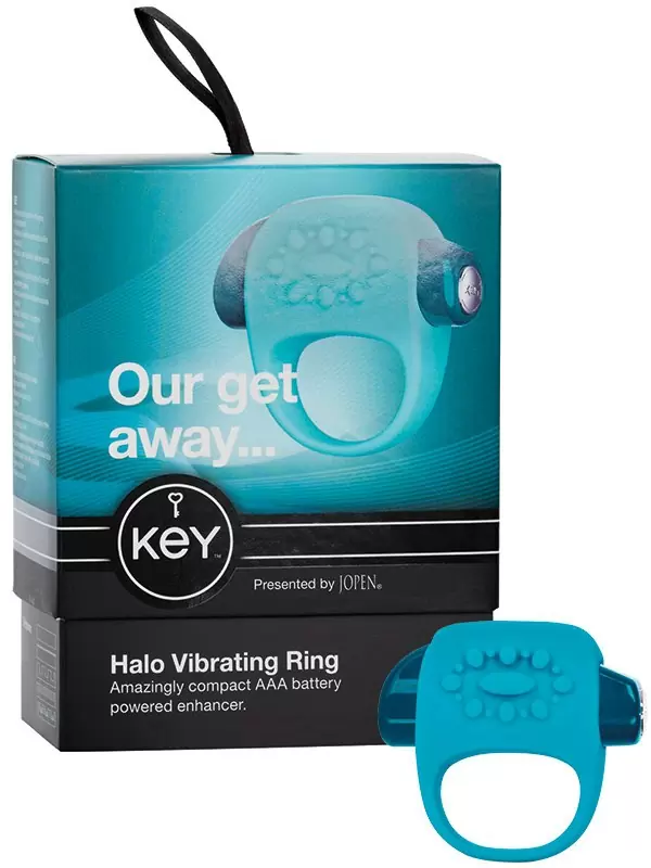 Вибро-кольцо Halo – голубое
