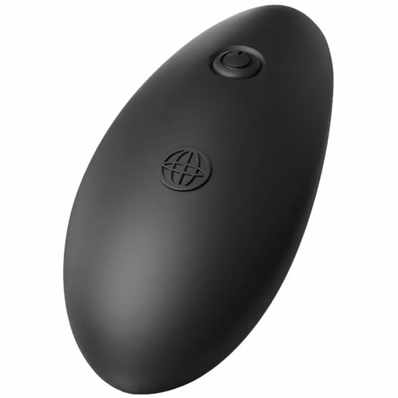 Стеклянный анальный вибратор с пультом ДУ Icicles № 84: 10.6 см, 10 режимов работы