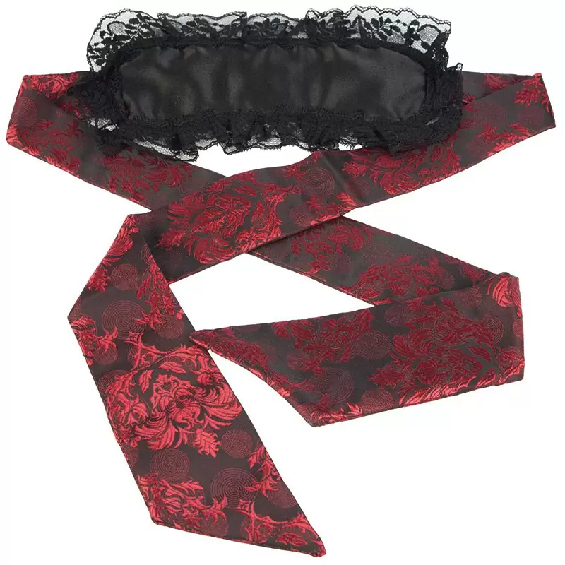 Маска на глаза Scandal Eye Mask – черно-красная