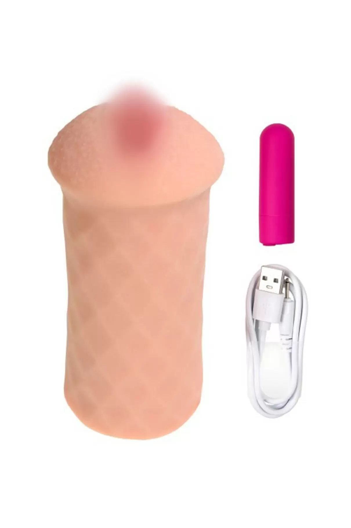 Реалистичный мастурбатор в форме вагины с вибрацией, ELEGANCE.007