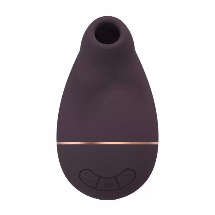 Бесконтактный стимулятор клитора Irresistible Kissable Purple, 11 см, силикон, фиолетовый