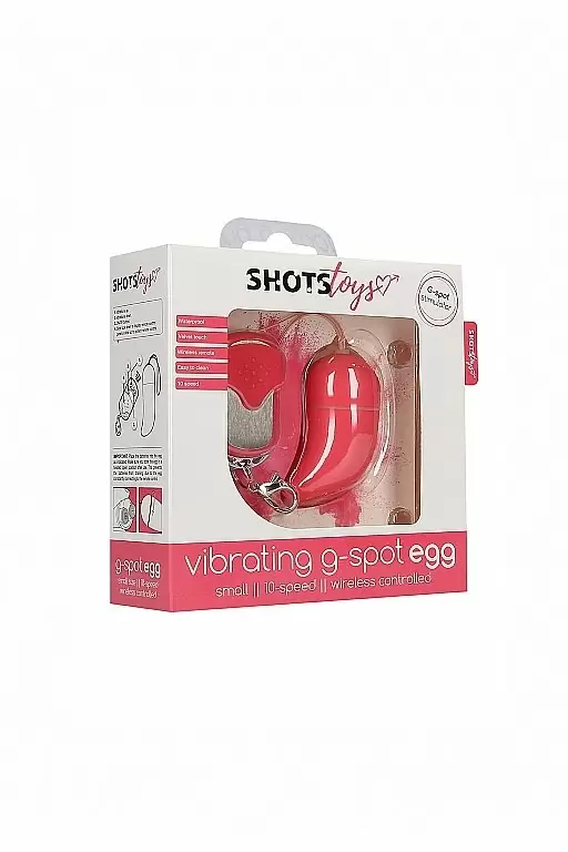 Виброяйцо для стимуляции точки G с пультом управления Small Wireless Vibrating G-Spot Egg (Розовый)