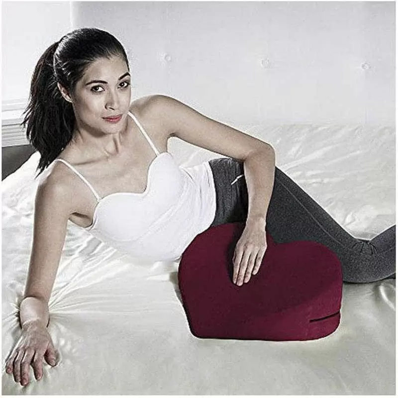 Подушка для любви Liberator Heart Wedge - бордовый