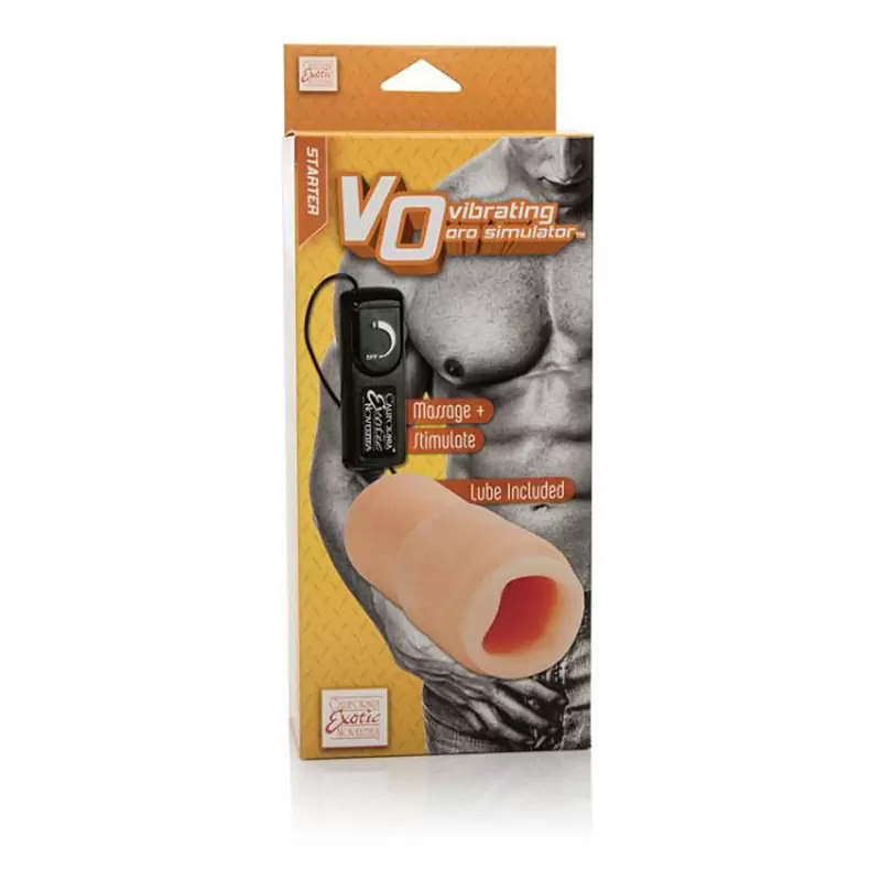 Мастурбатор с вибрацией Vibrating Oro Simulator – телесный