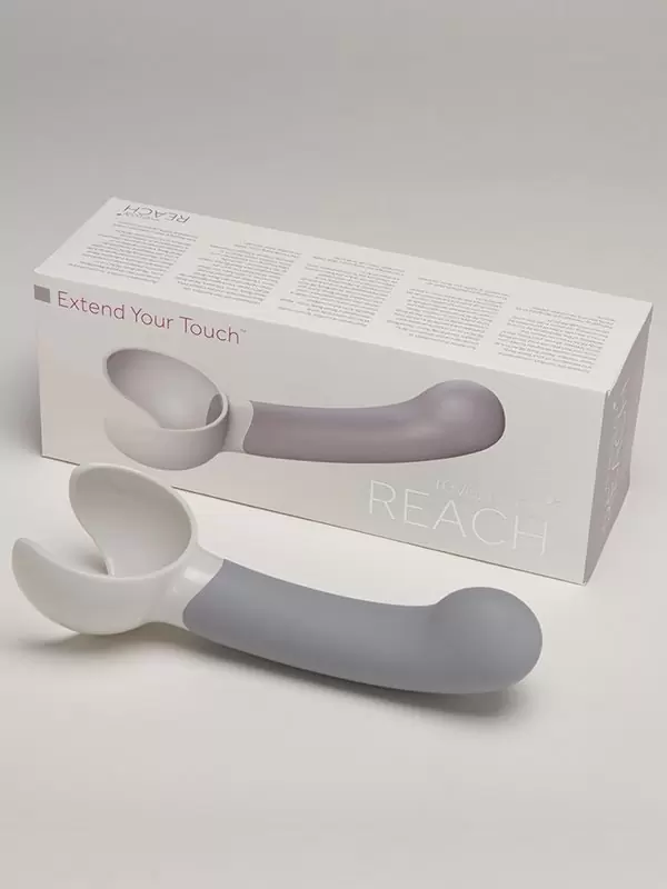 Насадка для стимуляции точки G для пульсатора Revel Body Reach – серый