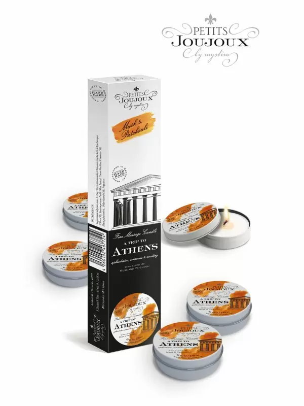 Набор из 5 массажных свечей Petits JouJoux Athens Refill 
