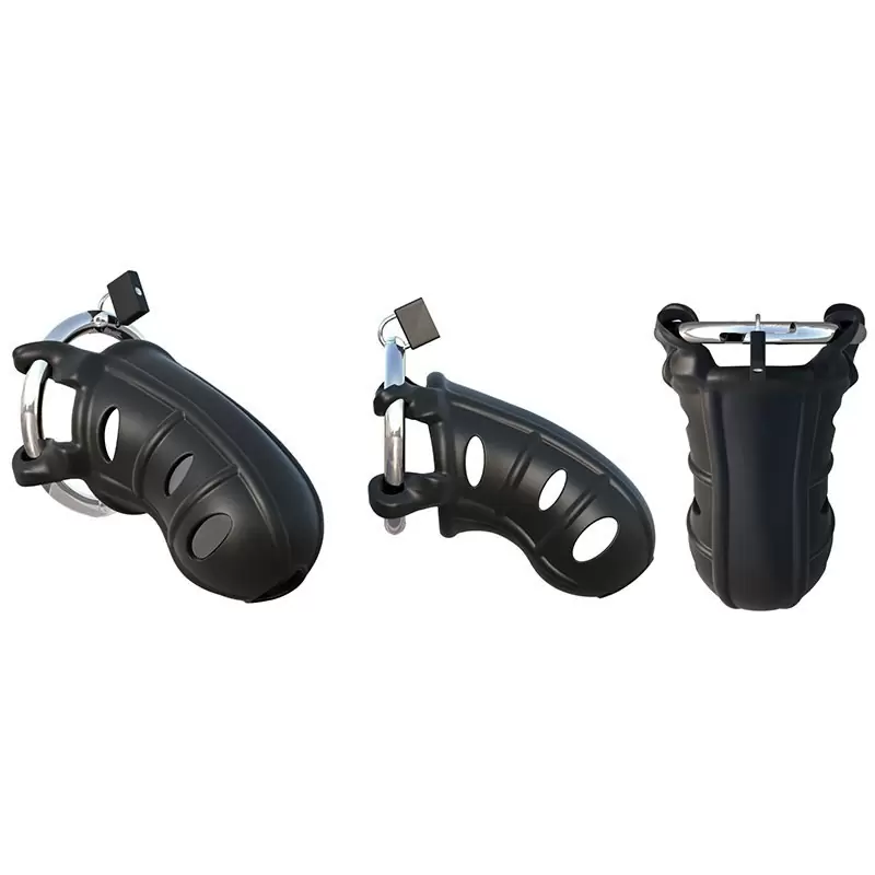 Замок верности Hardcore Silicone Cock Blocker – черный