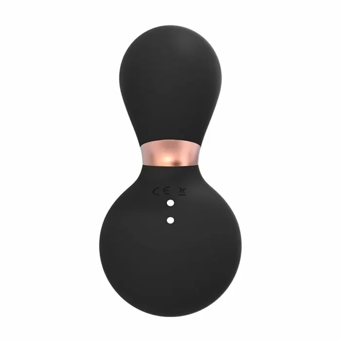 Интенсивный стимулятор клитора Irresistible Invincible Black, 12 см, силикон, черный