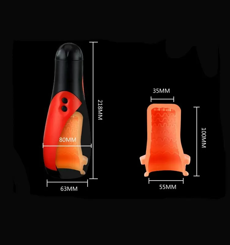 Многофункциональный мастурбатор в тубе Oral Sex Lover с вибрацией – черный с белым