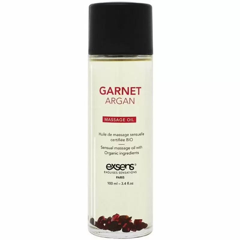 Органическое массажное масло с камнями GARNET ARGAN (Аргана)