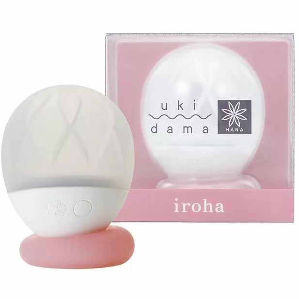 Мини-вибратор Iroha Ukidama Hana. 4 настройки вибрации, ABS/Силикон, водонепроницаемый