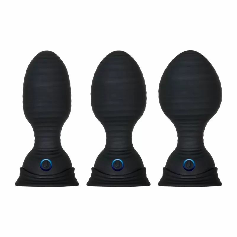 Анальная пробка Zero Tolerance SHAPE SHIFTER с вибрацией, функцией увеличения и пультом ДУ 