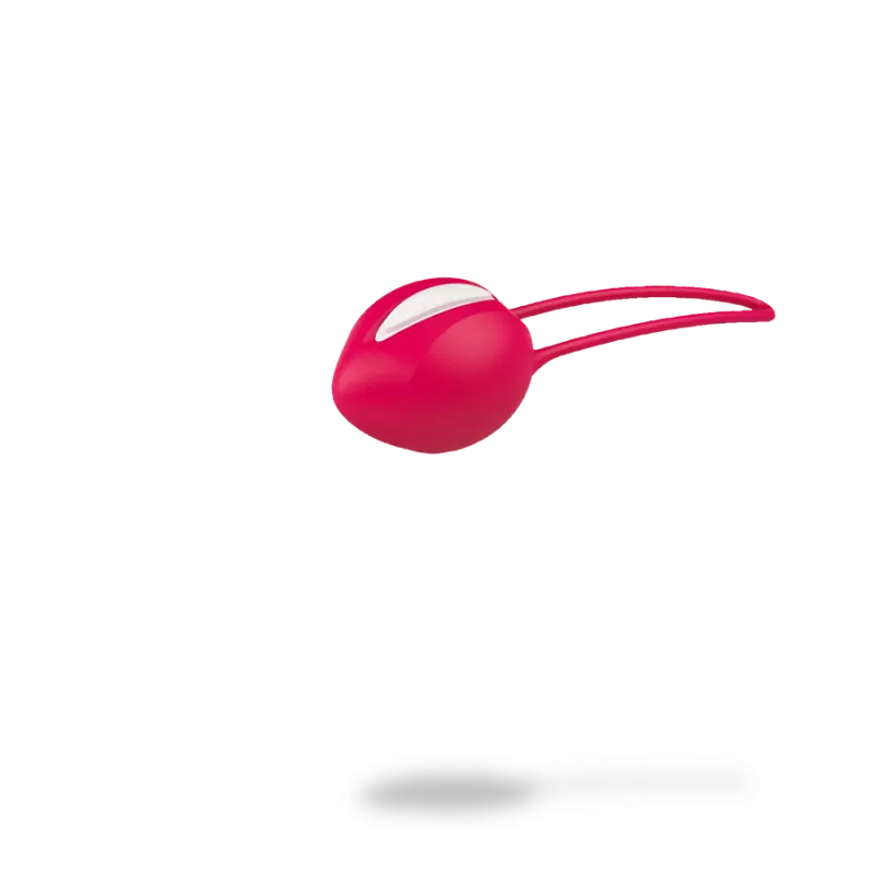 Вагинальный шарик со смещенным центром тяжести Fun Factory Smartball Uno, диаметр 3,6 см, красный