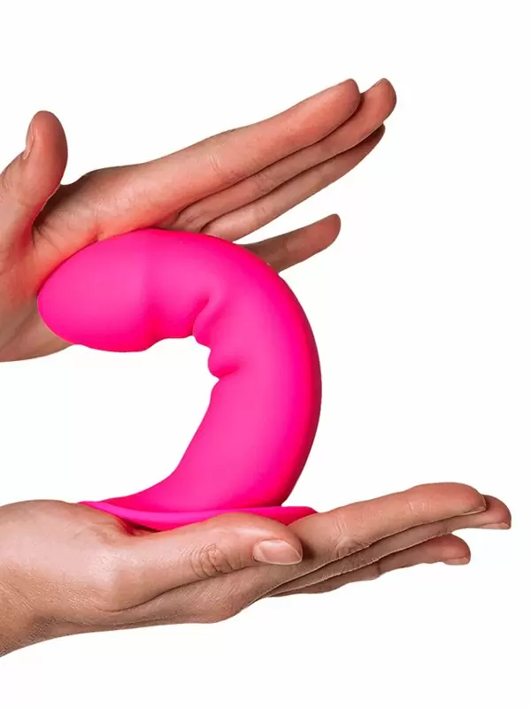 Нереалистичный фаллоимитатор Adrien lastic Hitsens 2, 16,8 см, силикон, розовый