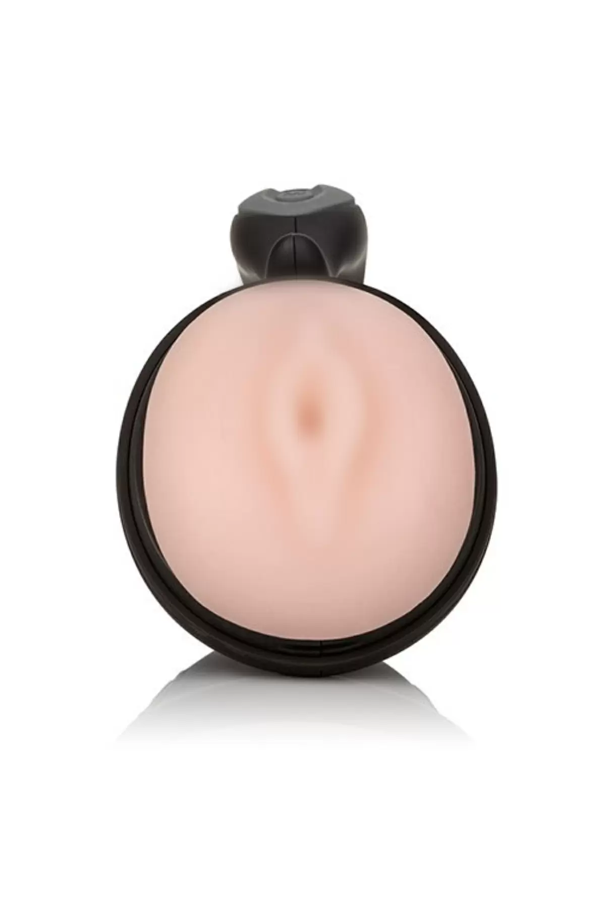 Вибромастурбатор Optimum Power Grip-N-Stroke  со сменными вставками - черный