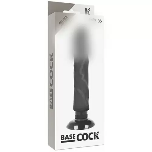 Вибромассажер BASECOCK REALISTIC VIBRATOR 2-1 BLACK 20CM