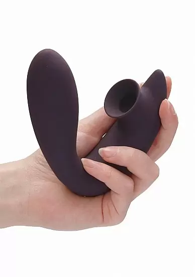 Бесконтактный вибратор-кролик Irresistible Desirable Purple, 12,5 см, 10 режимов, силикон, фиолетовый