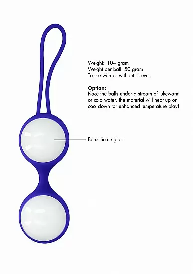 Вагинальные шарики Chrystalino Ben Wa (Large)