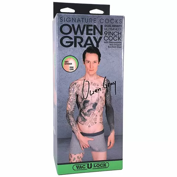 Реалистичный фаллоимитатор Owen Gray Signature Cocks, 23,5 см, с присоской, ULTRASKYN