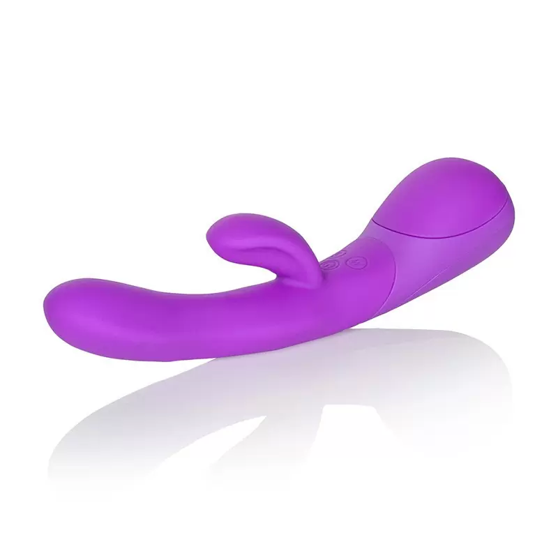 Вибромассажер Impress Tongue со стимуляцией клитора – фиолетовый