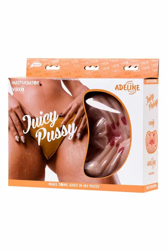 Реалистичный мастурбатор вагина и анус TOYFA Juicy Pussy Adeline с вибрацией - телесный