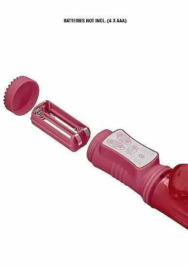 Вибратор кролик Rotating Butterfly (красный)