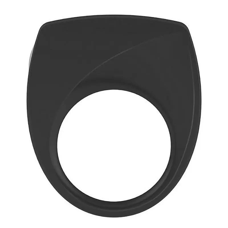 Эрекционное кольцо Ovo B6 с вибрацией – черный