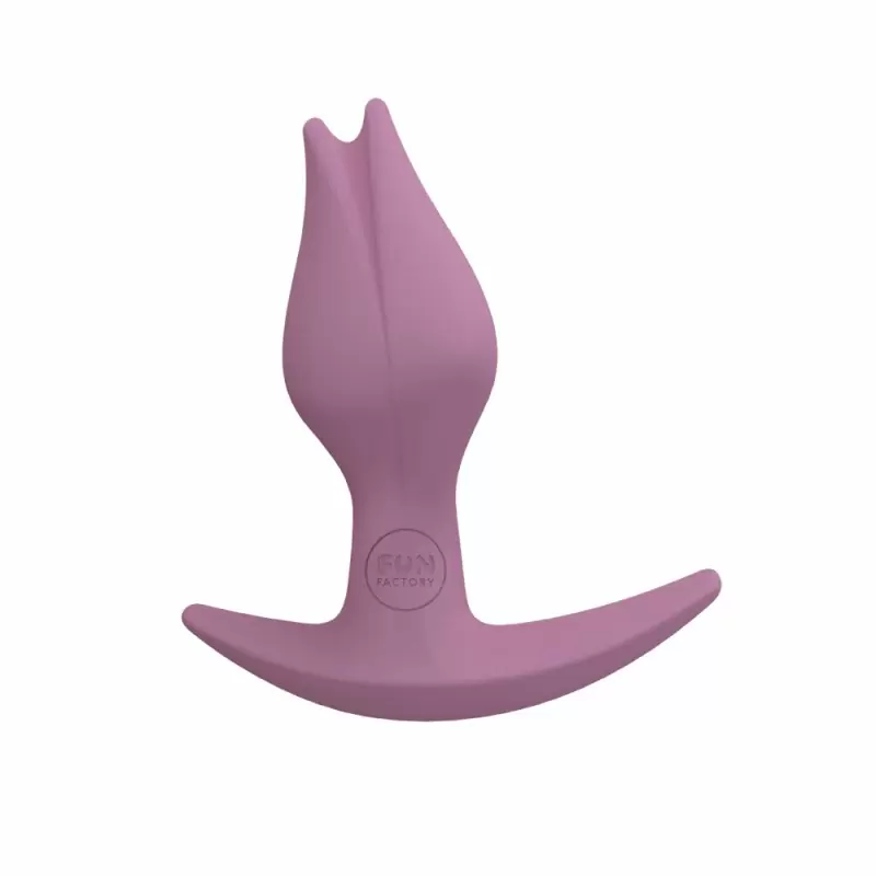 Необычная анальная пробка Fun Factory Analplug Bootie FEM, 8,5 см, в форме тюльпана, розовая